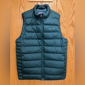 Lands' End Men's Green Puffer Vest